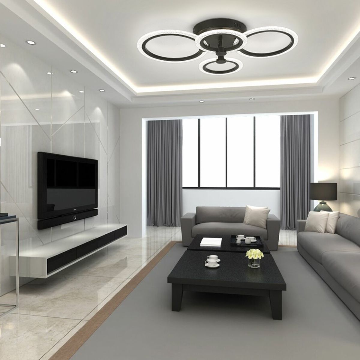 Потолочная люстра Natali Kovaltseva Opti LED LAMPS 81233