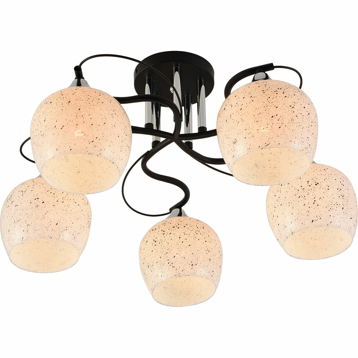 Люстра на штанге Reluce 01311-0.3-05 BK+CR