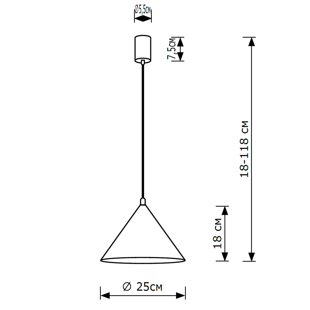 Подвесной светильник LightHall Vizor LH032063