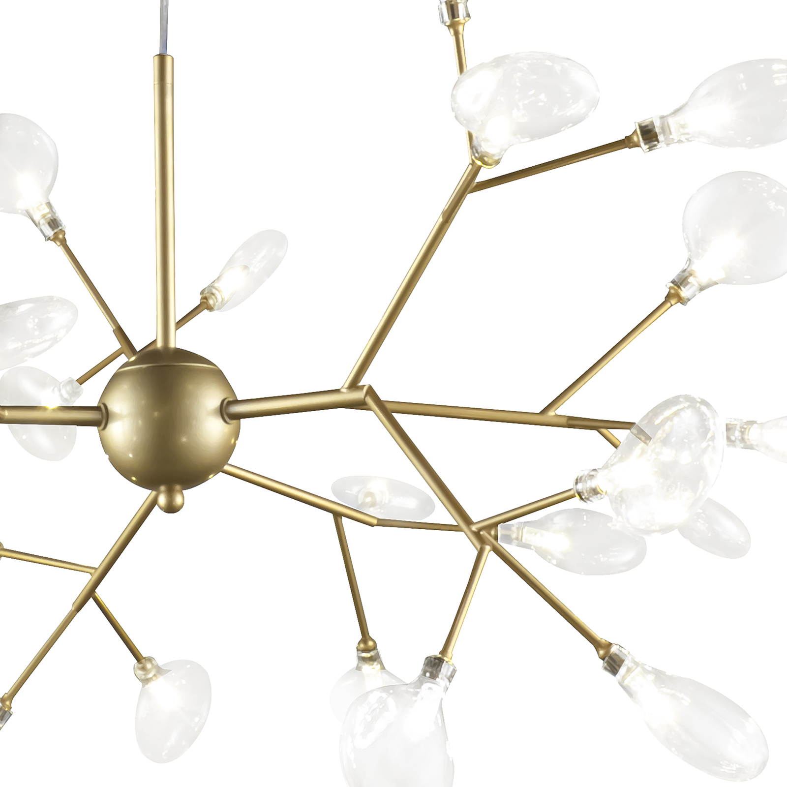 Подвесная люстра Natali Kovaltseva GRACE 75125/27С GOLD SATIN