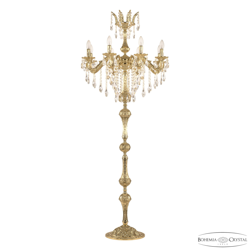 Торшер Bohemia Ivele Crystal Florence 71102T/8/210 B G Y4