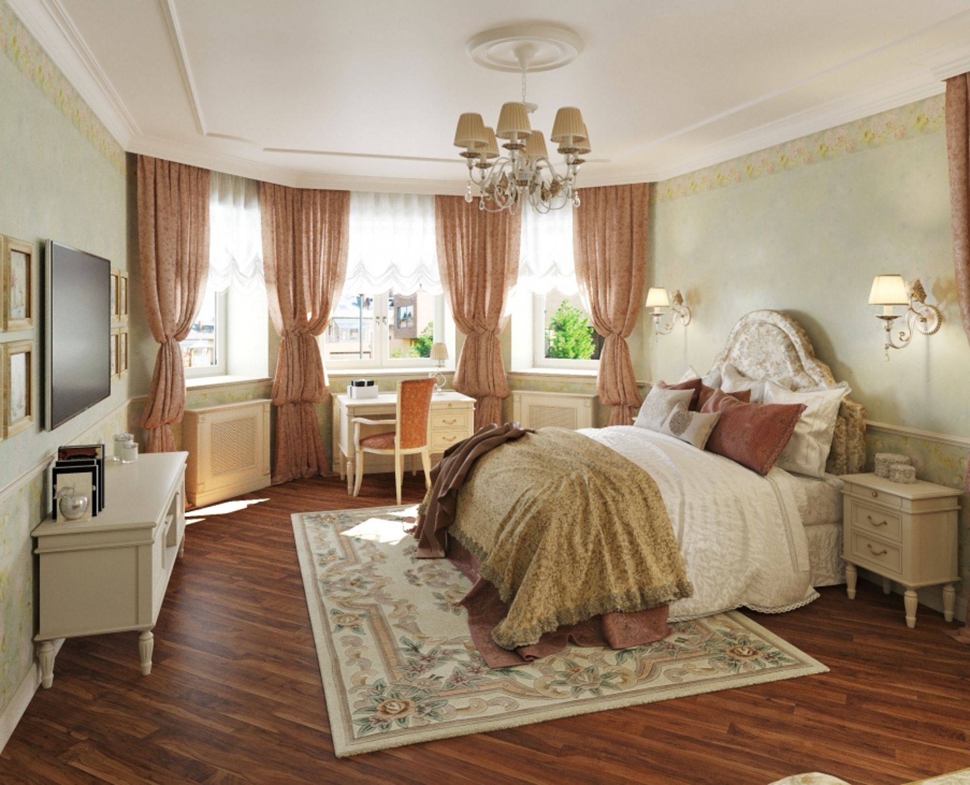 Подвесная люстра Maytoni Elina ARM222-06-G в Москве