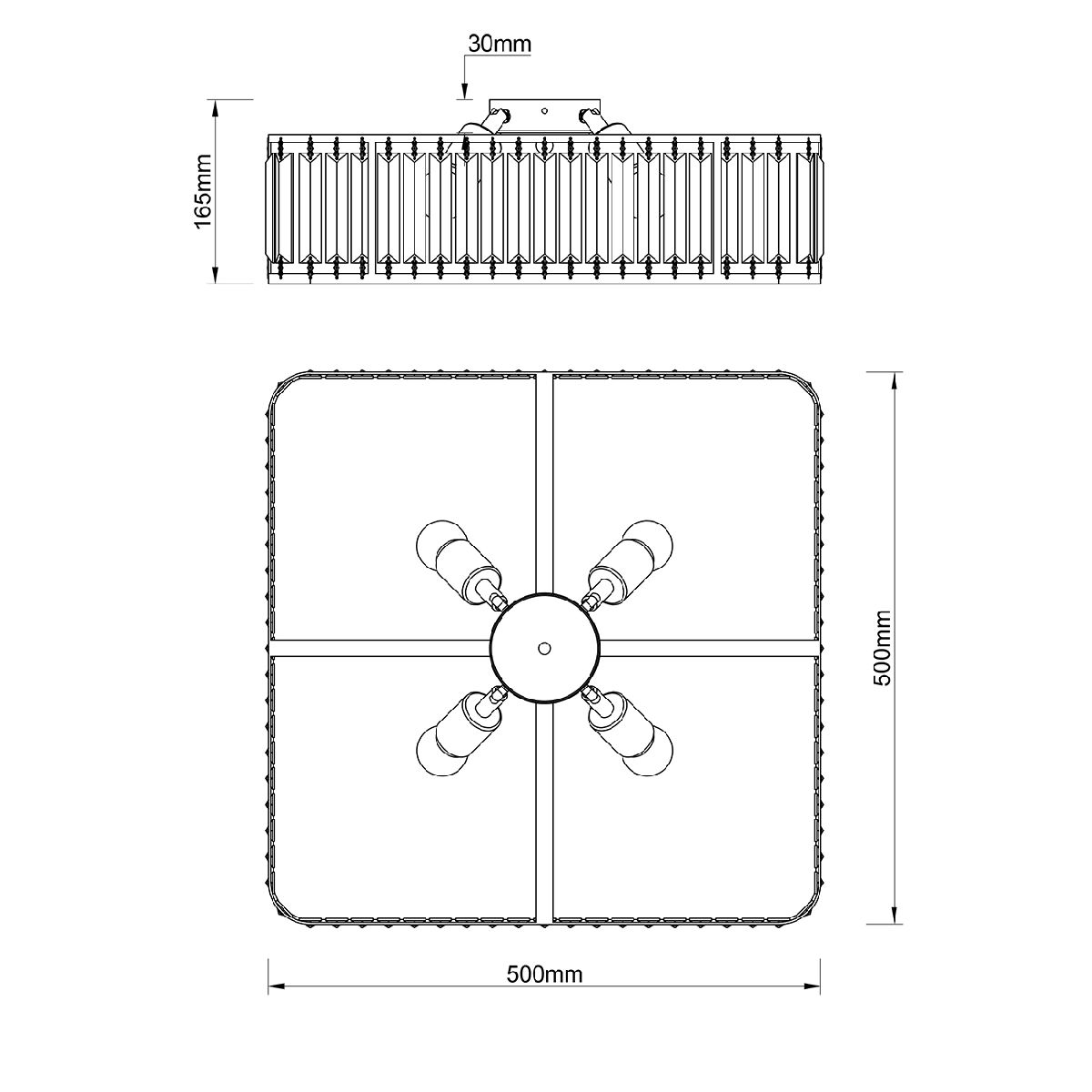 Потолочный светильник Escada Unona 2117/4