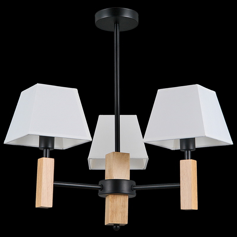 Люстра на штанге Illumico IL0026-3PSQ-19 BK WD