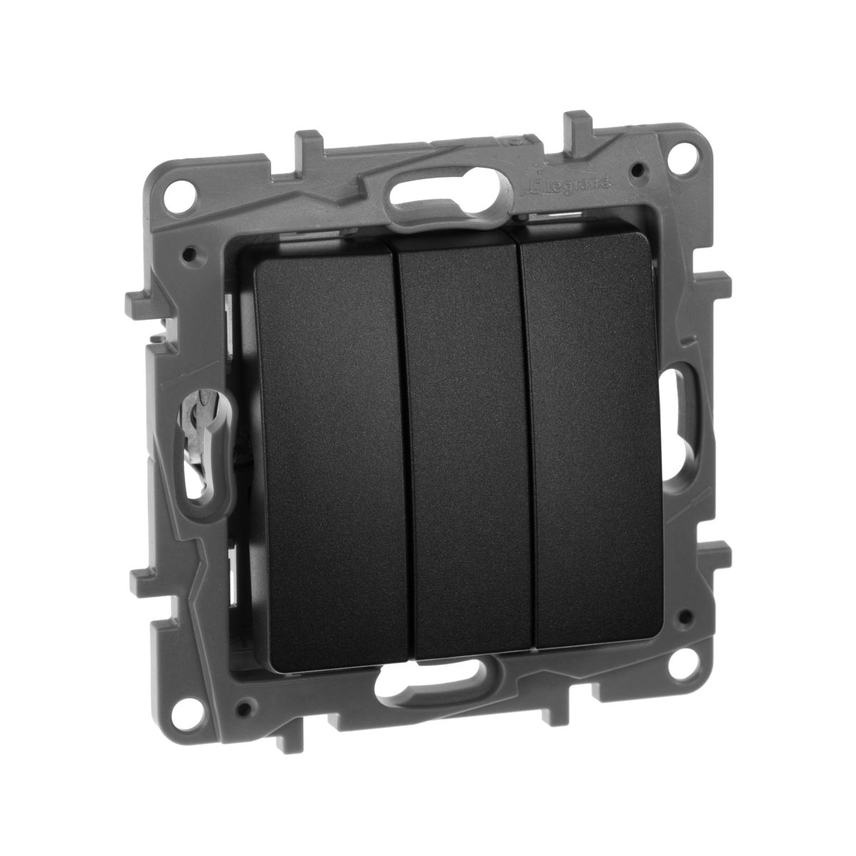 Выключатель трехклавишный Legrand Etika 10А 250В 672643