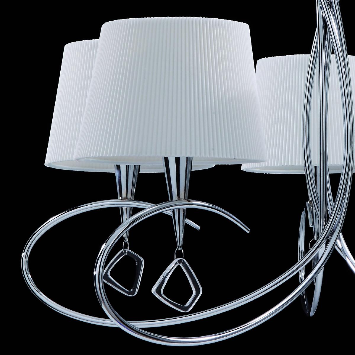 Подвесная люстра Mantra Mara Chrome - White 1641