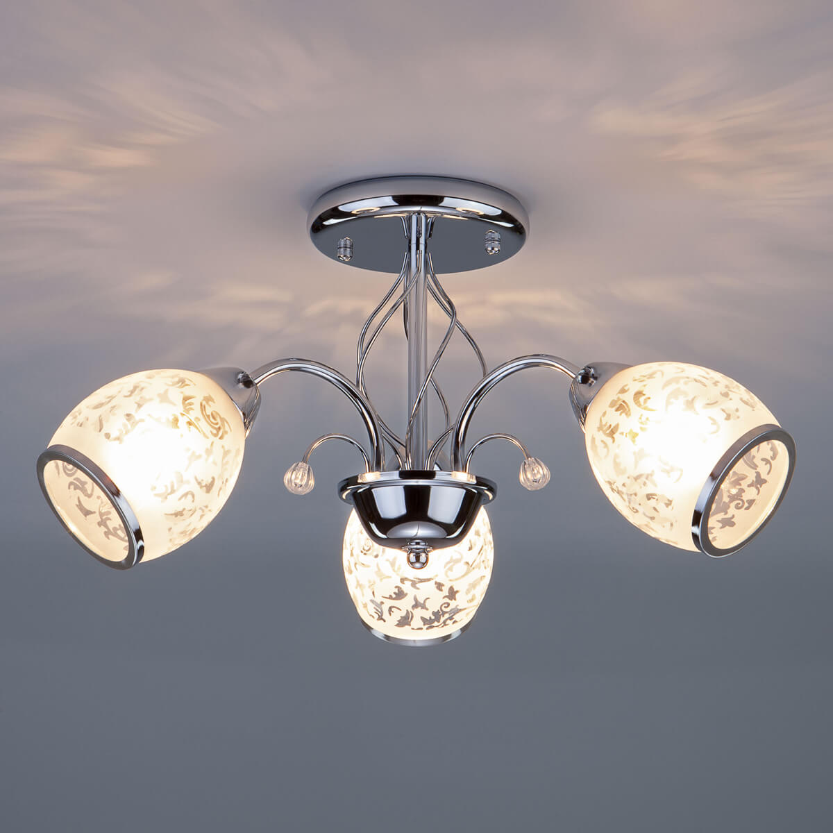 Потолочная люстра Eurosvet 30026/3 хром