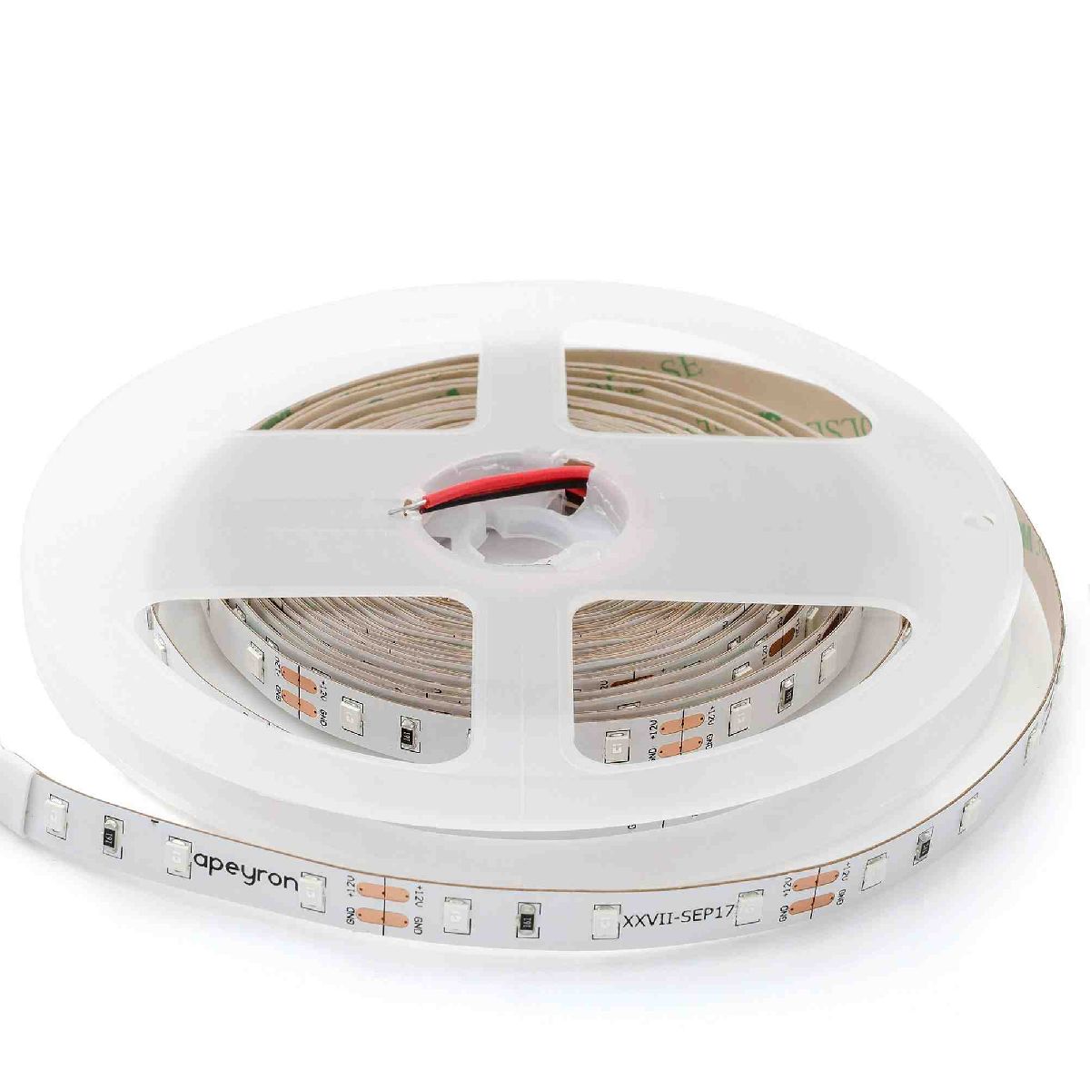 Светодиодная лента Apeyron 12В 3528 4,8Вт/м желтый 5м IP20 00-433