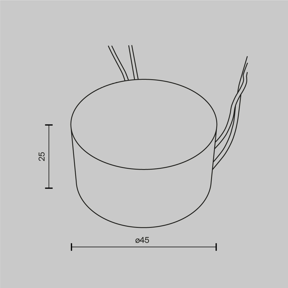 Блок питания Maytoni 12Вт DC23-40В IP54 Triac PSL-TR40-300mA