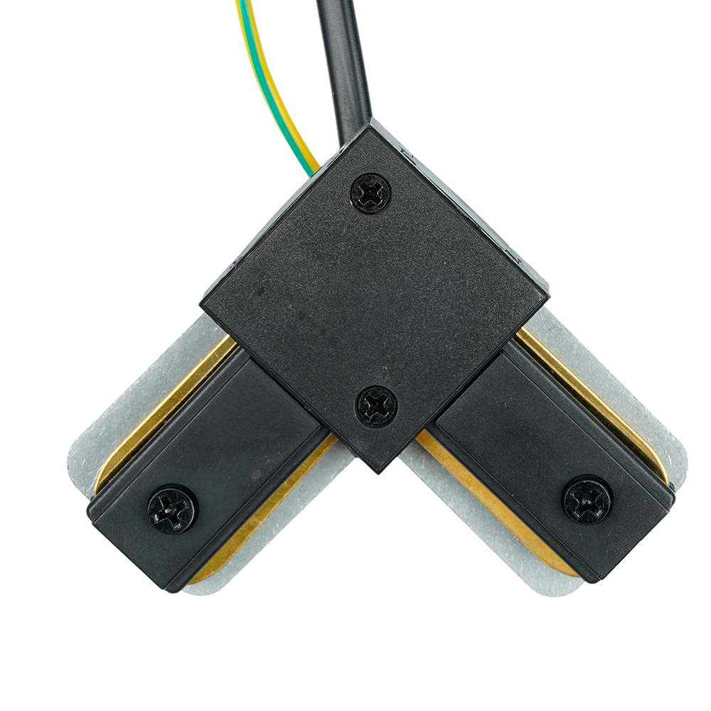 Коннектор угловой для однофазного шинопровода Feron LD1021C 52154