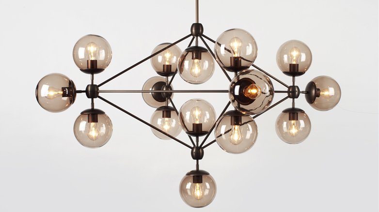 Подвесная люстра ImperiumLoft Люстра Modo Chandelier 15 Globes 74962-22