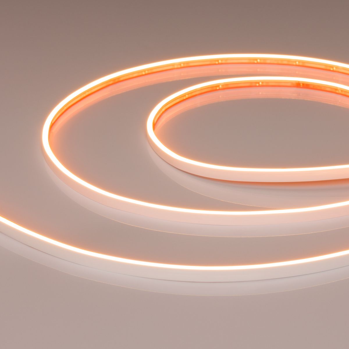 Светодиодная лента герметичная Arlight VELA-M240-2.5x6mm 24V Warm2400 (5 W/m, IP65, 5m) 053270