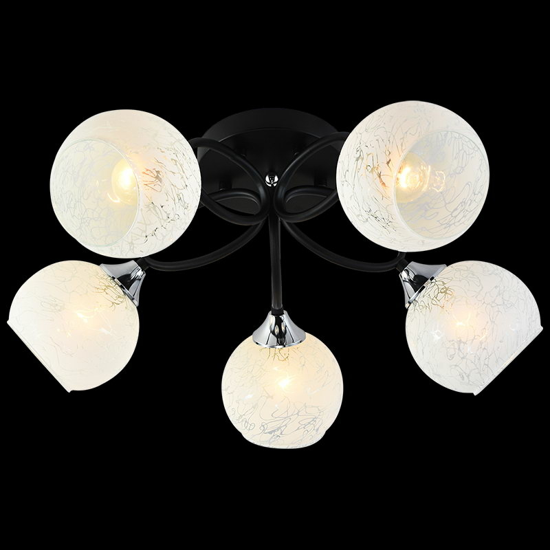 Люстра на штанге Reluce 01331-0.3-05 BK+CR