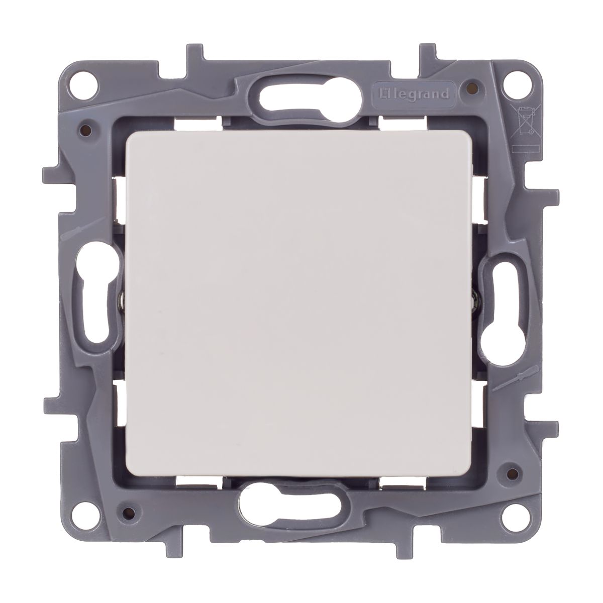 Переключатель промежуточный 1-клавишный, винтовые клеммы, 10AX, 250 В Legrand Etika Слоновая кость 672349