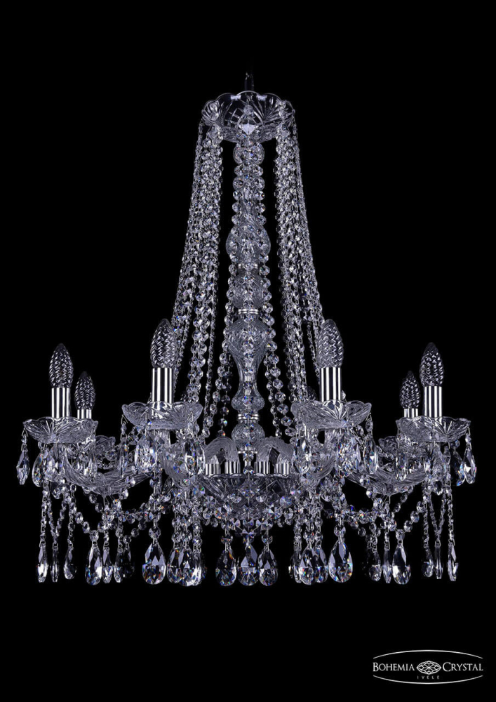 Подвесная люстра Bohemia Ivele 1413/8/220/h-73/Ni