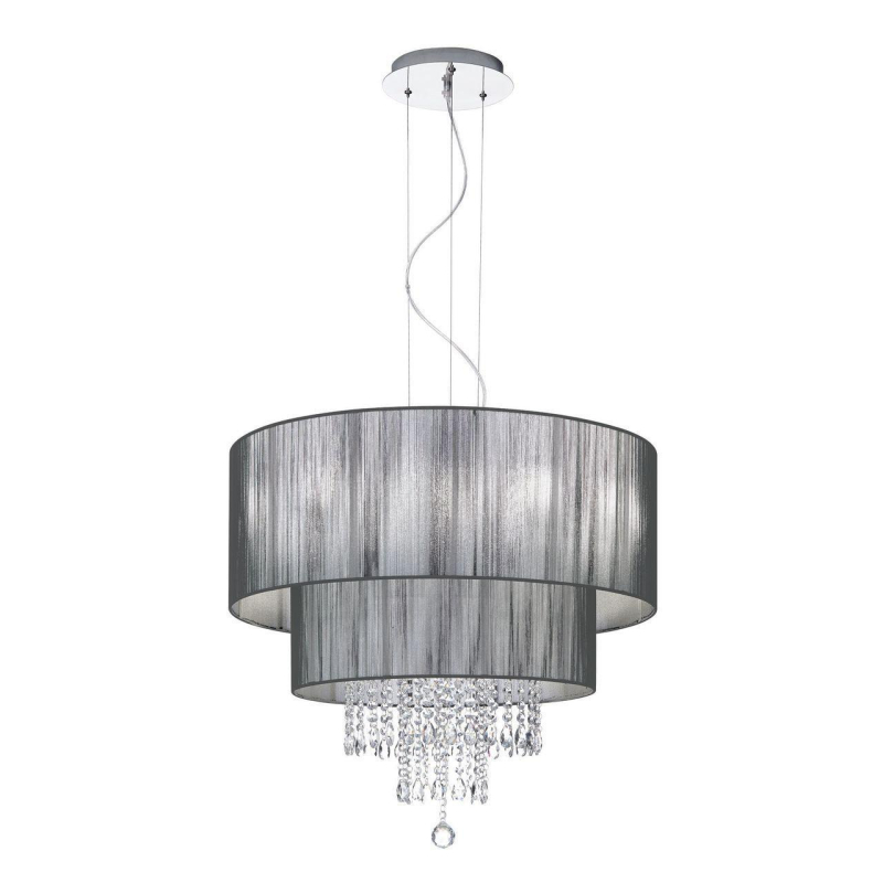 Подвесная люстра Ideal Lux Opera SP6 Nero 103327