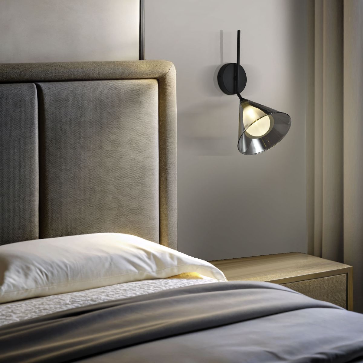 Бра Eurosvet Enigma 70161/1 черный a069060 УЦ