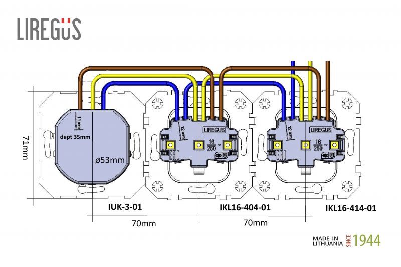 Розетка С/З+USB-зарядное устройство 3,4 А+TypeC IUK-3-01 E/B белая LIREGUS Epsilon