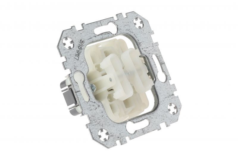 Выключатель двухклавишный Liregus Epsilon 28-0572