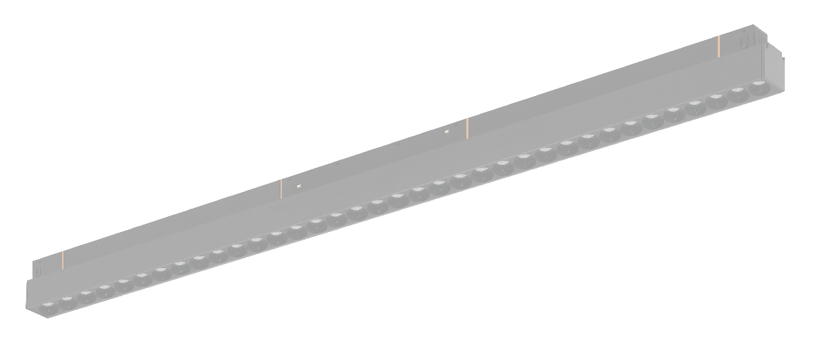 Трековый магнитный светильник iLedex Vision 4822-002-L690-36W-38DG-3000K-BK