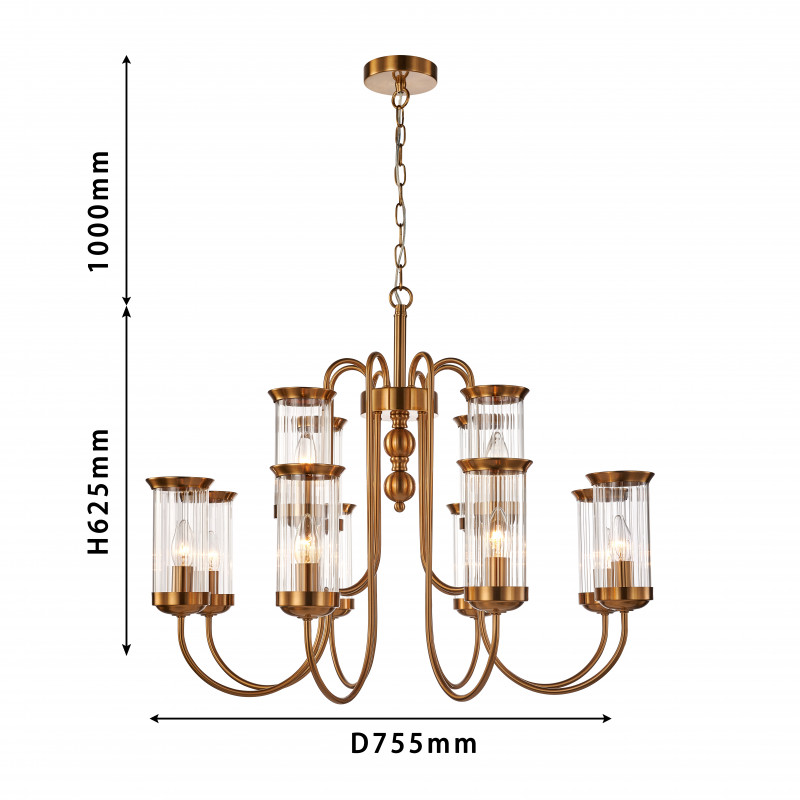 Подвесная люстра Favourite Energy 2926-12P
