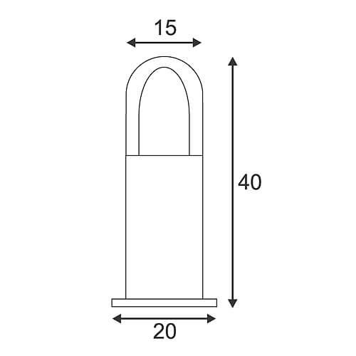 Уличный светильник SLV Rusty 229021