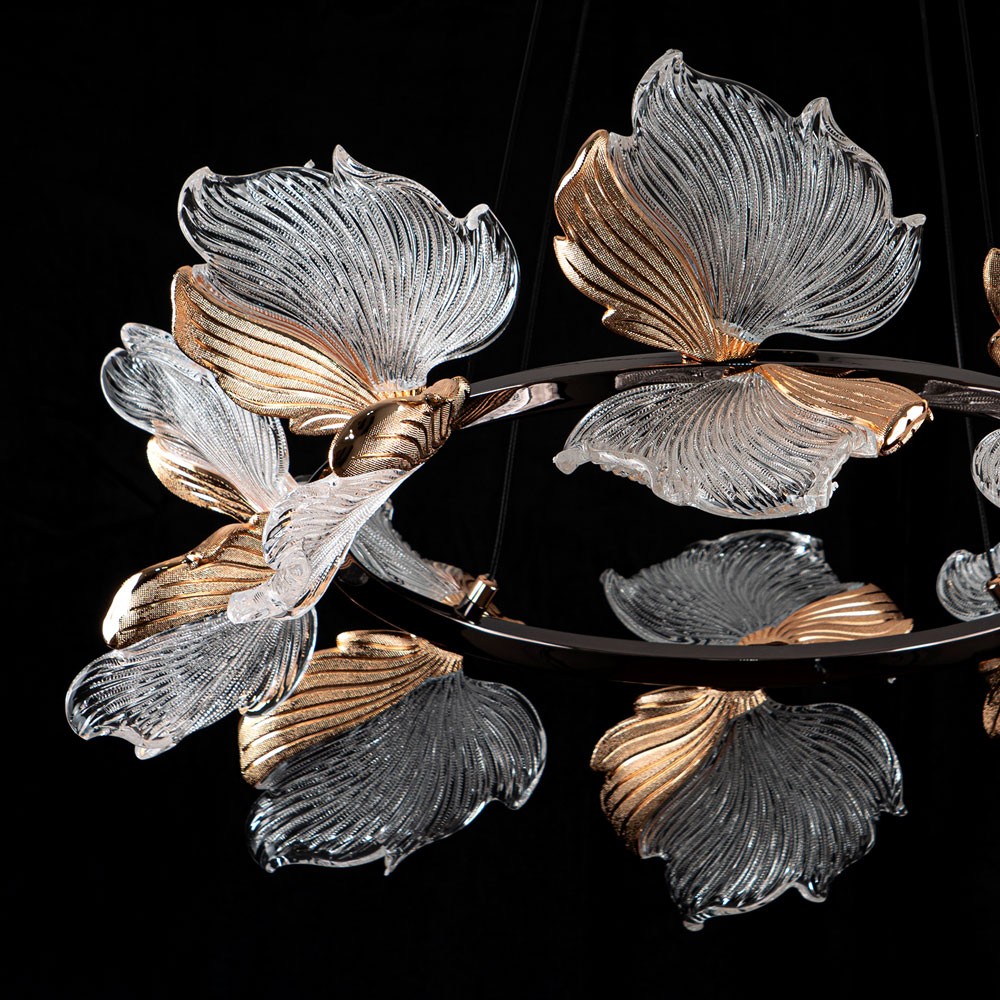 Подвесная люстра с дистанционным управлением Modelux ML.2412.600 BK