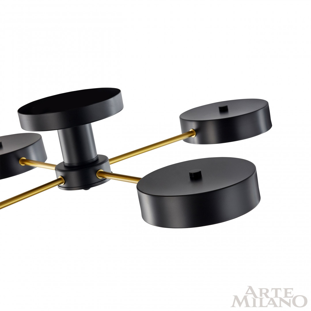 Потолочная люстра Arte Milano Ferrara 252006/4 Bk/Bk