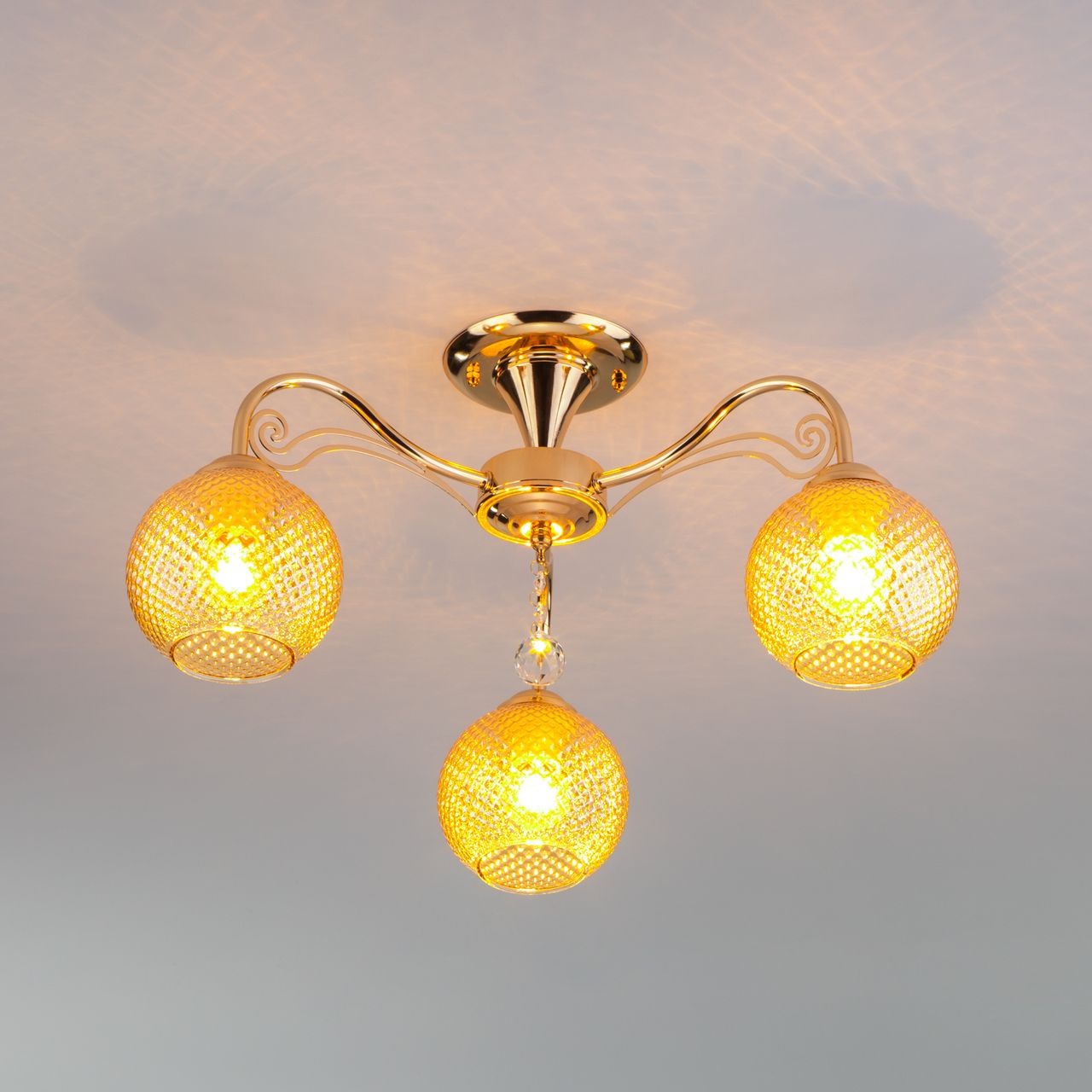 Потолочная люстра Eurosvet Kristin 30139/3 золото