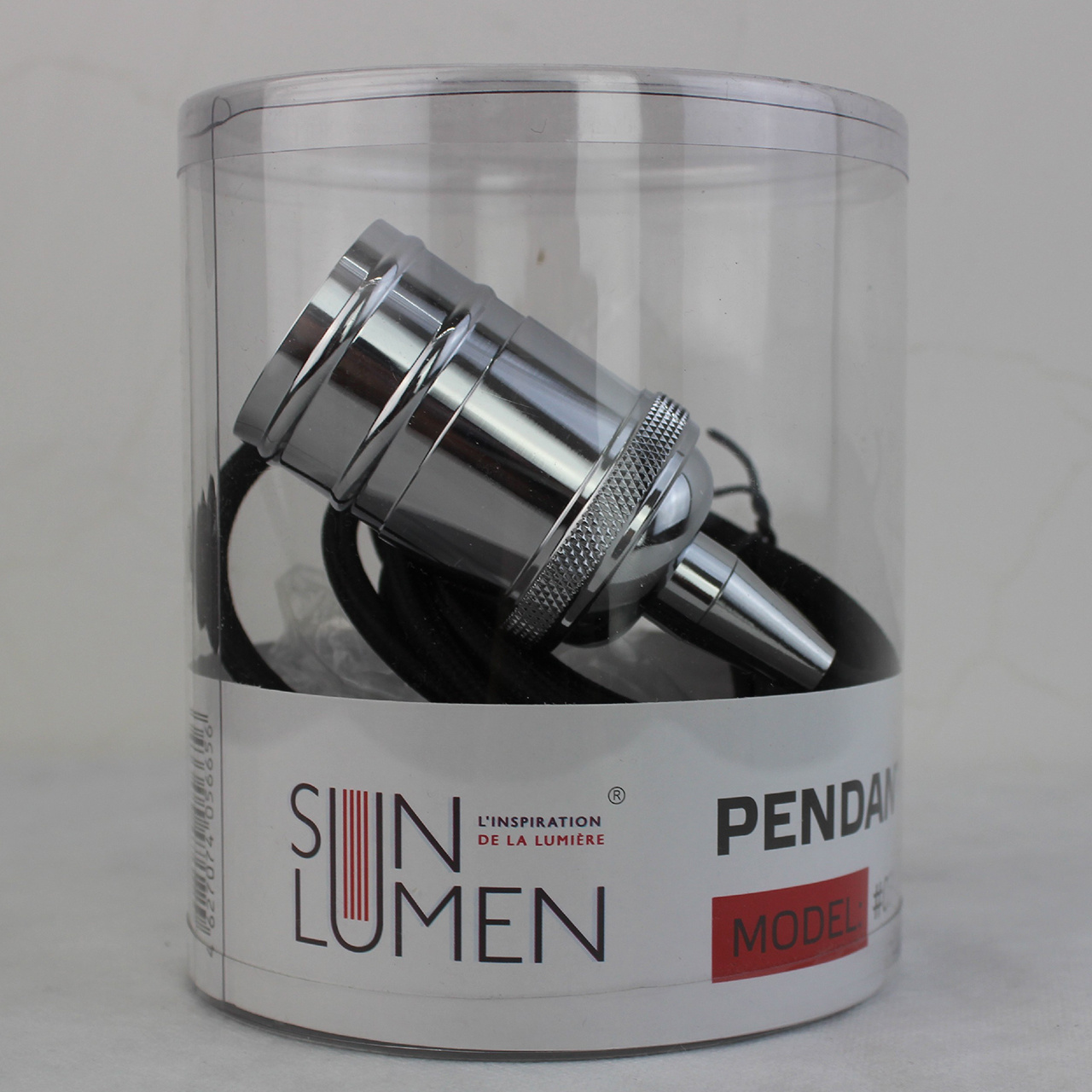 Ретро патрон с подвесом E27 Хром Sun Lumen 056-656