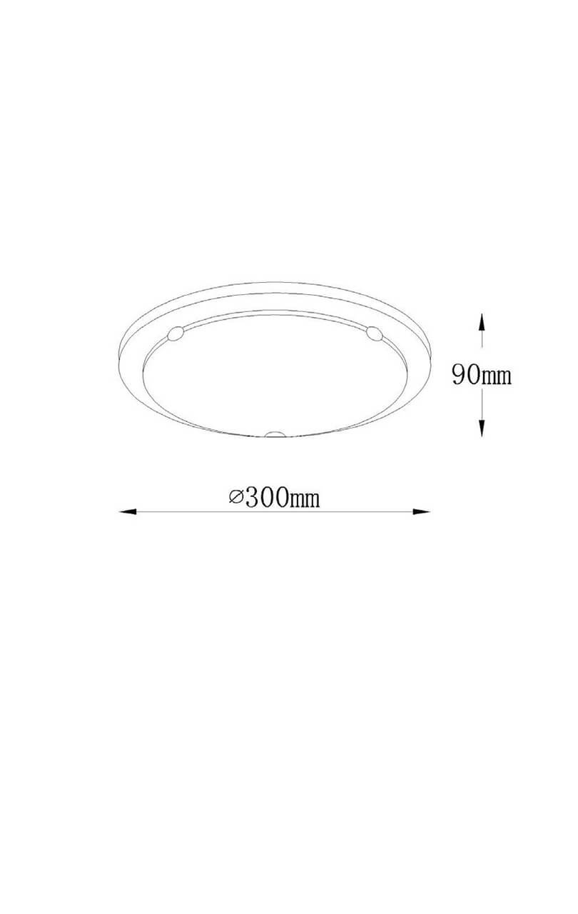 Настенно-потолочный светильник Lucide Basic 07104/30/09