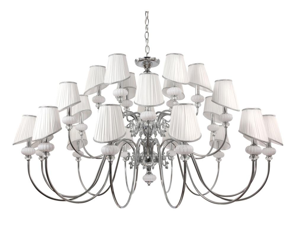Подвесная люстра Crystal Lux Alma White SP-PL12+6+6