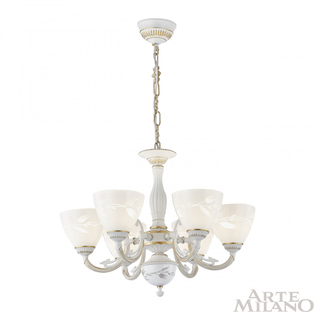 Подвесная люстра Arte Milano 343659/6 WT+G