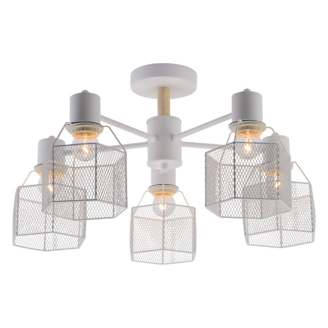 Люстра на штанге Seven Fires Lauri SF3388/5C-WT-WD