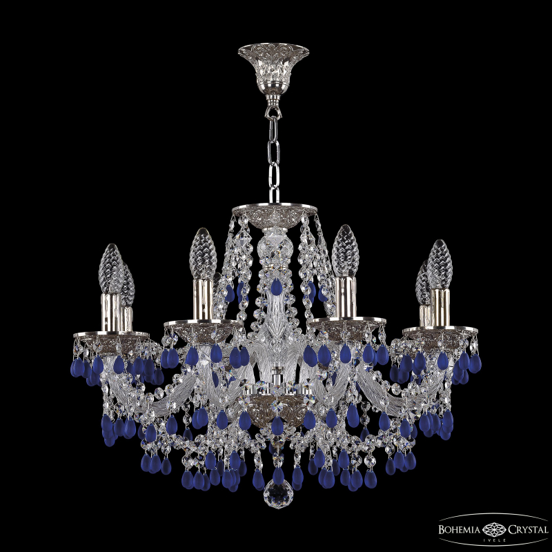 Подвесная люстра Bohemia Ivele Crystal 16210/8/195 Ni V3001