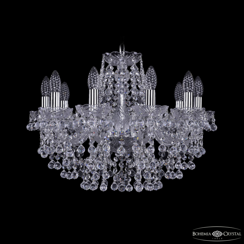 Подвесная люстра Bohemia Ivele Crystal 1409/10/195 Ni