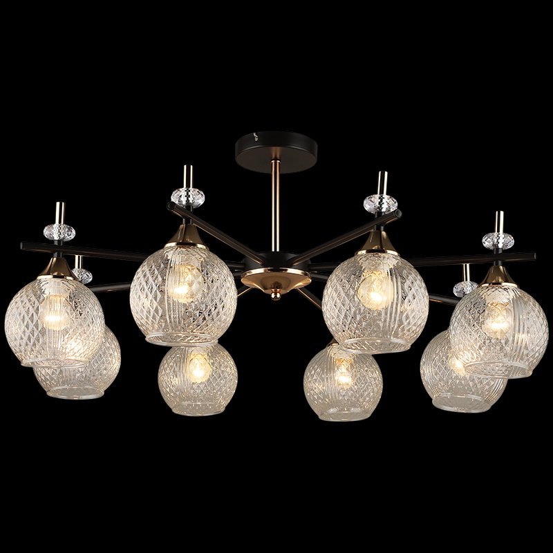 Люстра на штанге Reluce 04892-0.3-08 COFFEE+FGD