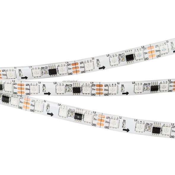 Светодиодная лента Arlight SPI 2-5000SE 12V RGB 2x (5060, 300 LED x3) 026366