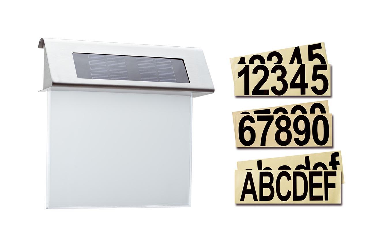 Светильник на солнечных батареях Paulmann House Number 93765