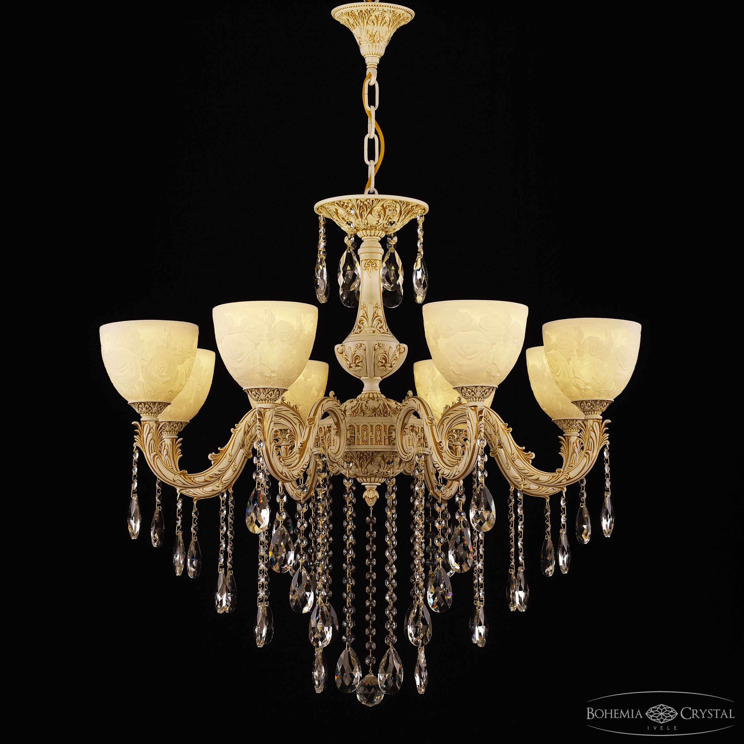 Подвесная люстра Bohemia Ivele Crystal AL79101/8/250 B WMG P1 U Rose