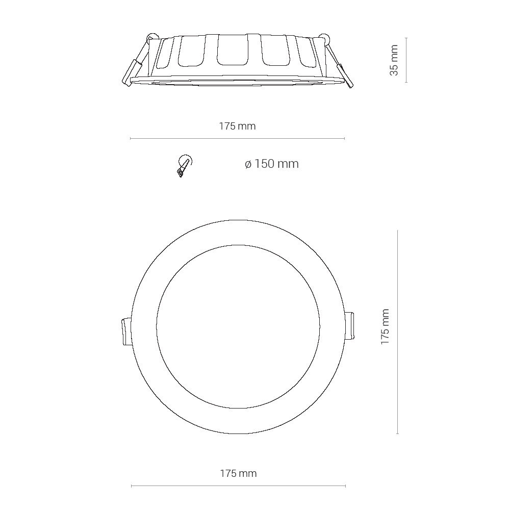 Встраиваемый светильник Nowodvorski Kos Led 8777