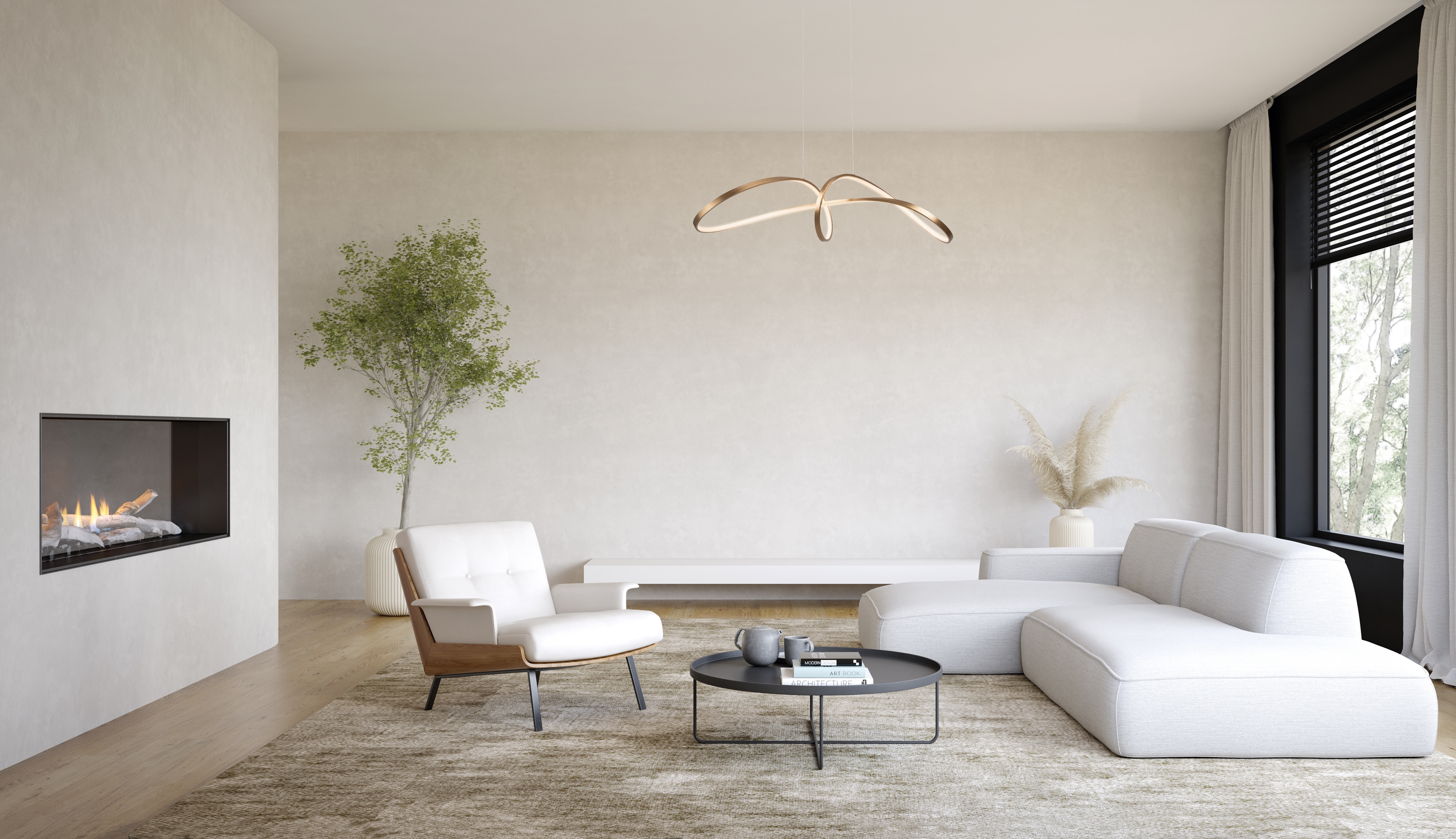 Подвесной светильник Maytoni Curve MOD156PL-L52G4K