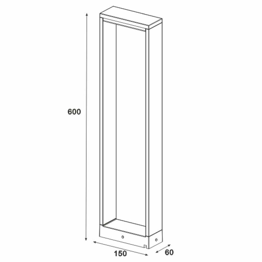Уличный светодиодный светильник Lucide Goa 28857/60/31