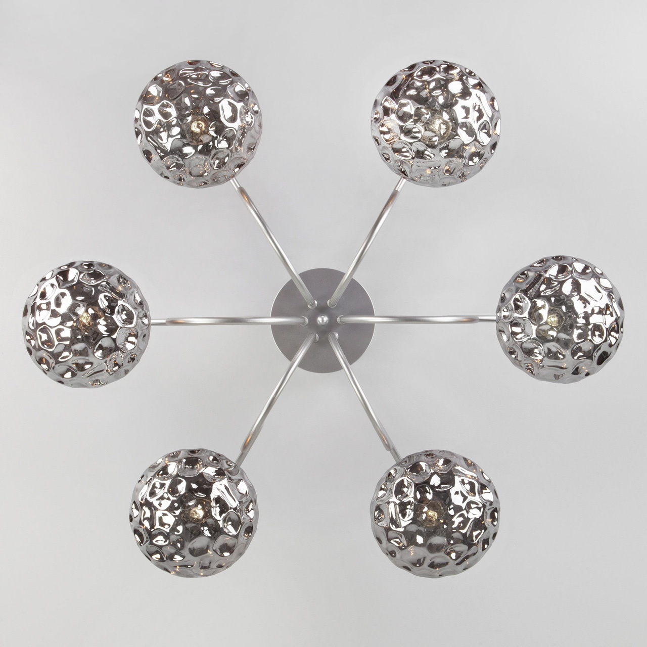 Потолочная люстра Eurosvet Clio 70102/6 серебро