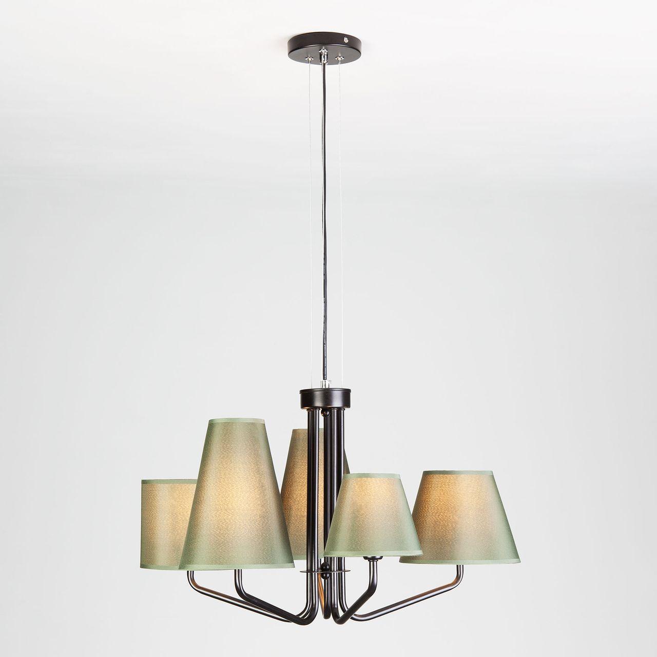 Подвесная люстра Eurosvet Ornato 70074/5 черный