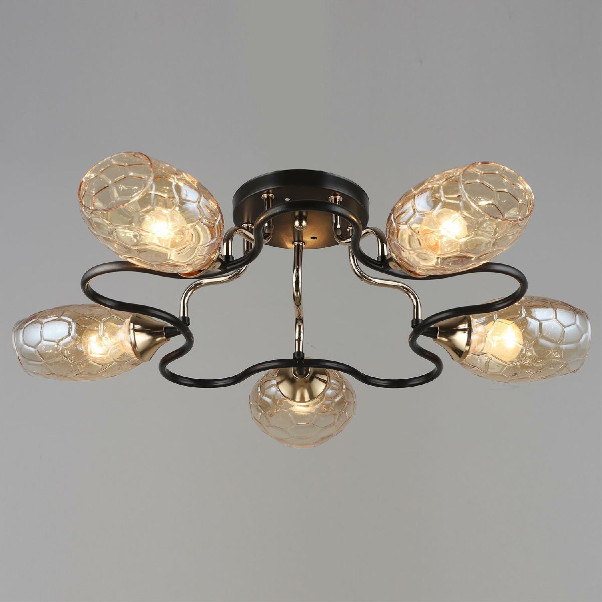 Потолочная люстра Reluce 04986-0.3-05 COFFEE+FGD