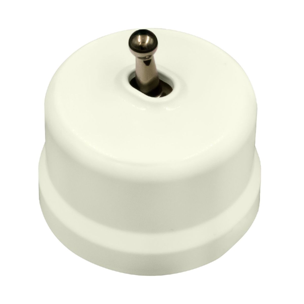 Выключатель одноклавишный тумблерный Bironi Лизетта B1-230-211-B