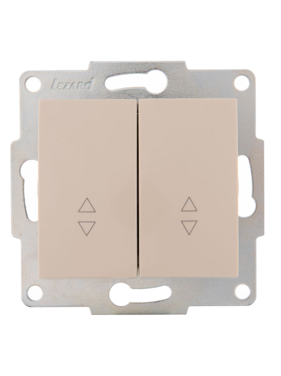 Выключатель проходной двойной Lezard Karina 707-0388-106