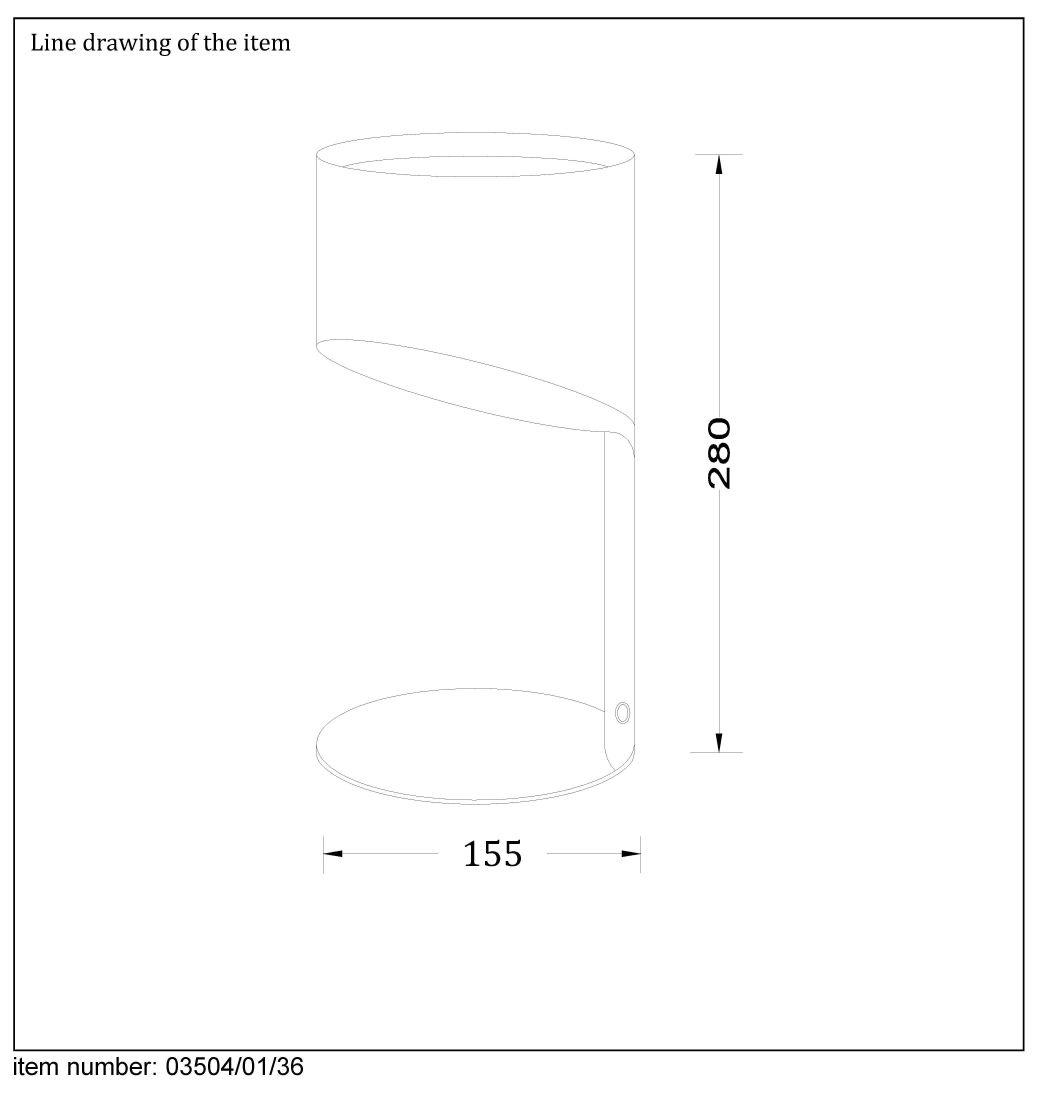 Настольная лампа Lucide Knulle 03504/01/68