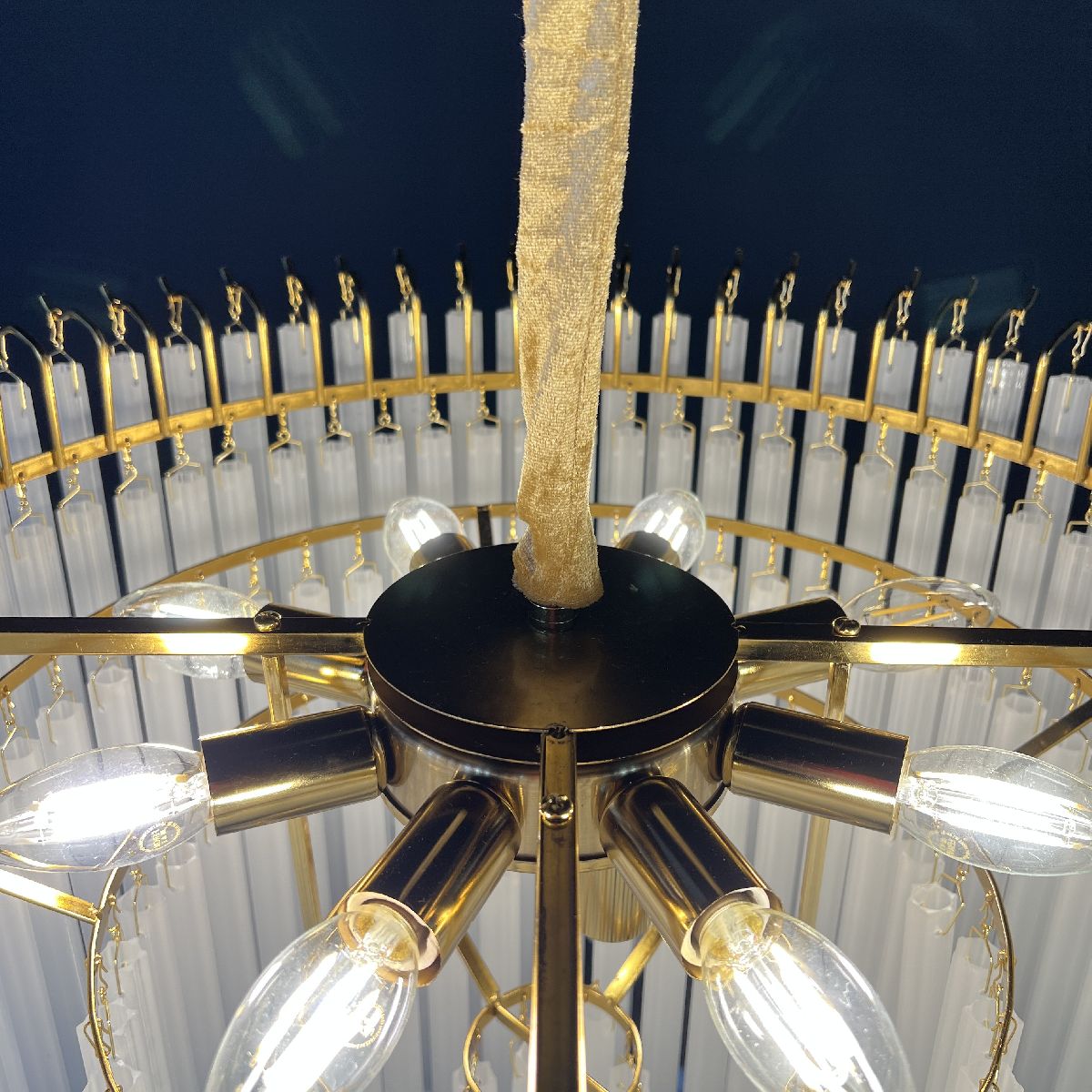 Подвесная люстра ImperiumLoft Eich chandelier nova round 243801-22